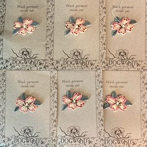 Dogwood Lane circa1987 ceramic buttons.